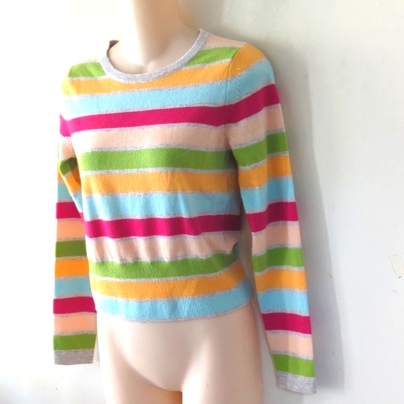 Pure Collection Cashmere Striped Sweater 2 - Picture 4 of 12